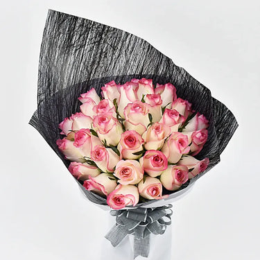 Pink Roses Duet Bouquet